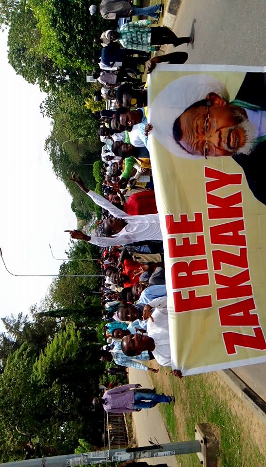  peaceful free zakzaky protest abuja on 26th April 2018 
